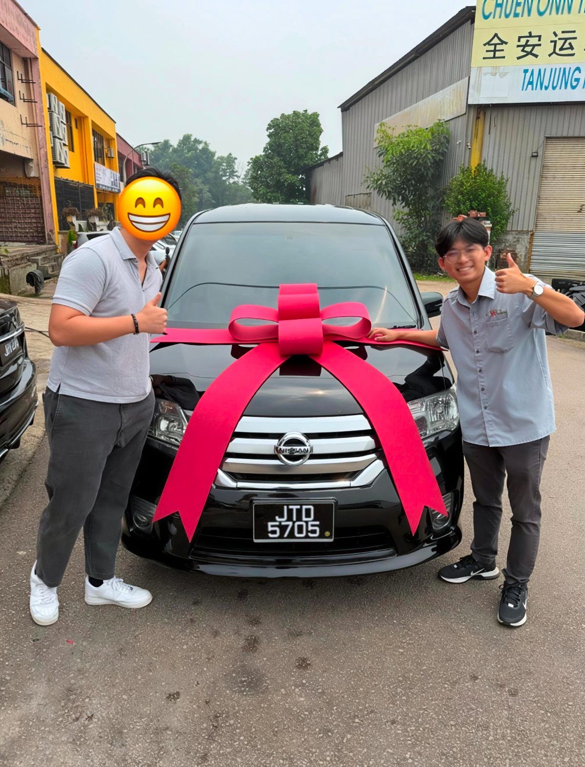 Detik Serah Kereta Dong Huat JB